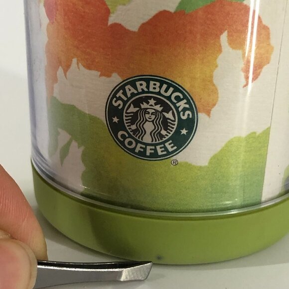 Starbucks Watercolor Fall Leaves Travel Mug Tumbler 16 oz / 473 mL - Picture 14 of 14